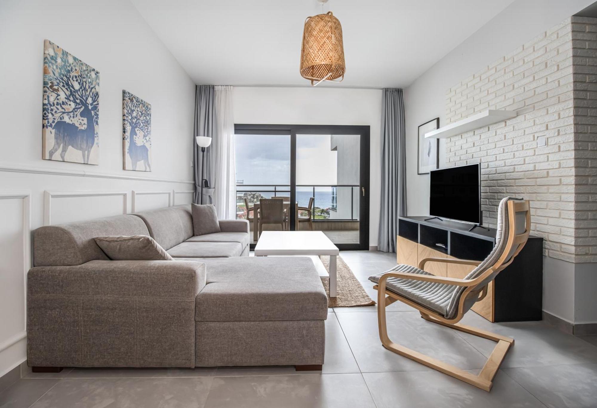 Caesar Blue Seaside Luxury Apartments Gastria Exteriör bild